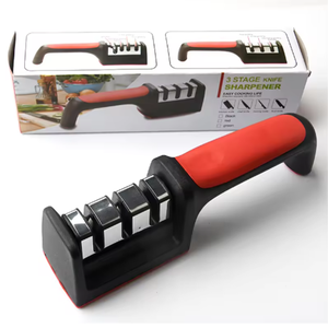 Affûteur de couteaux en céramique 3/4 étapes, très populaire, gadget de cuisine pratique avec fonction détachable pour un affûtage efficace - Product Image 1
