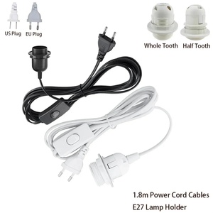 Kit de cordon de suspension premium 1,8 m E26 E27 EU/US <span class=keywords><strong>pour</strong></span> luminaire LED suspendu avec interrupteur <span class=keywords><strong>pour</strong></span> lampe suspendue - Product Image 2