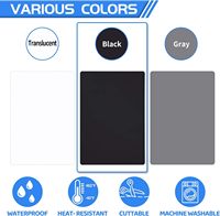 LifeTop Extra Large Tapis en silicone 36 "* 24" Feuille de silicone pour comptoir de cuisine, tapis de protection de table pour résine, peinture, art