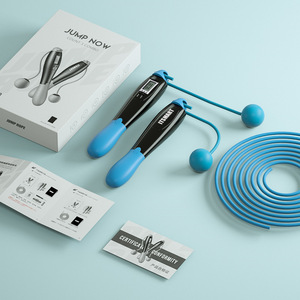 Jump Now - Juego de Cuerda para Saltar Electrónica con Contador para Fitness y Moldeamiento Corporal, Unisex - Product Image 3