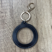 Mini Keychain Magnifier Portable Elderly Reading Magnifying Glass Pendant Hanging Key Ring for Office & School Supplies