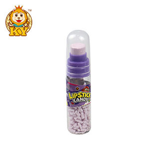 Vente en gros de tablette de rouge à lèvres à poussée de doigt à saveur de fruit sucré personnalisé bonbons à la <span class=keywords><strong>poudre</strong></span> <span class=keywords><strong>sucette</strong></span> bonbon - Product Image 3