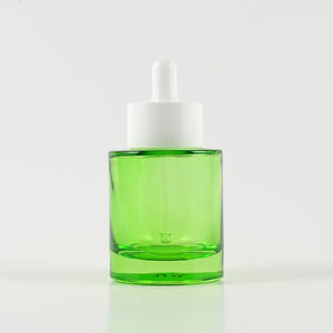 Emballage <span class=keywords><strong>de</strong></span> flacon <span class=keywords><strong>de</strong></span> sérum pour le visage <span class=keywords><strong>de</strong></span> luxe personnalisé professionnel 15 30 60 120 ml, flacon compte-gouttes en verre rond pour huile essentielle - Product Image 4
