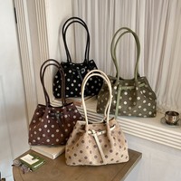 Tas Selempang Wanita Logo Custom Bahan Ringan Tas Belanja Wanita Reusable Grosir
