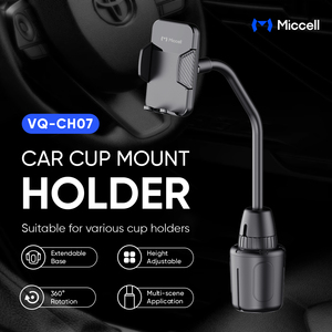 Soportes para Teléfono Móvil Miccell Whlesale Abs 360 °   Soporte Ajustable para Teléfonos Móviles en el Automóvil con Base Antideslizante Resistente, Soporte para Automóvil para Cas <span class=keywords><strong>y</strong></span> Teléfono - Product Image 3