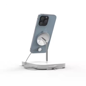Tocvue PA-05 Mobile Phone Security <b>Stand</b> Modern Design with Anti-Theft Alarm <b>Wireless</b> <b>Charging</b> Display Holder for Apple Store - Product Image 3