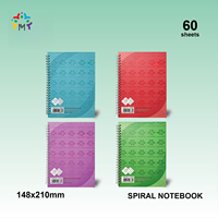 Carnet à spirale personnalisé avec reliure spirale pour usage professionnel et scolaire, couverture en papier personnalisable, papeterie de bureau pour étudiants