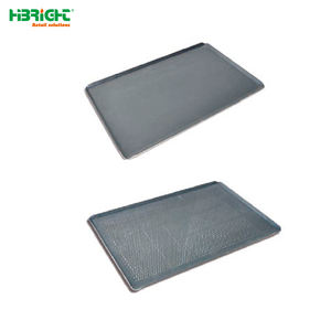 ถาดอบสแตนเลสเกรดอาหาร พร้อมลายตะแกรง สำหรับขนมปัง สเต็ก ไข่-ขนาดปรับแต่งได้ - Product Image 1