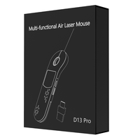 Mini Presentador Inalámbrico Air Mouse BT 5.3 con Control Láser Infrarrojo para Teléfono, Tableta, PC, Computadora Portátil, Smart TV, Reuniones PPT