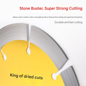 Disque de coupe pour pierre, meuleuse d'angle, lame de scie diamantée à coupe à sec pour céramique, béton, granit et marbre. - Product Image 2