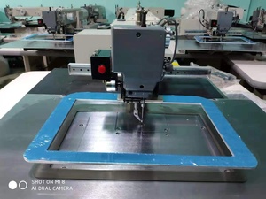 Machine à coudre pneumatique automatique pour chaussures en cuir, étuis de téléphone, motifs informatiques - Product Image 3