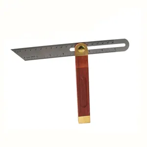 Угловые линейки, треугольные скользящие Т-скосы с деревянной ручкой, измерительный инструмент уровня, деревянный маркировочный манометр