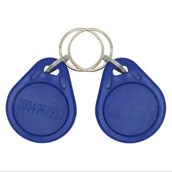 Hàng tồn kho replicable ID/IC RFID Keychain ABS chìa khóa thông minh Fob tag khách sạn kiểm soát truy cập 125Khz khách sạn thẻ chìa khóa