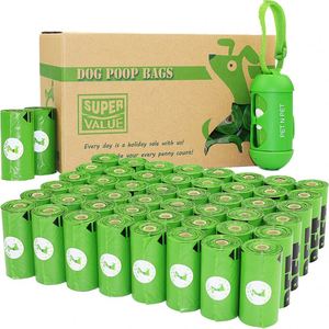 Eco Friendly Plastic Waterproof Strong Customizable Scent Added Degradable <b>Compostable</b> Custom Logo Low MOQ Bulk Dog Poop Bags - Product Image 3