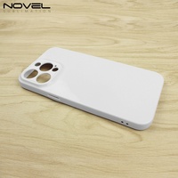 Nouvelle Arrivée Série iPhone Originale Protection Complète de l'Appareil Photo DIY Film Souple TPU 3D Sublimation Antichoc Anti-Salissure Blanc