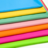 Lotes de Stock de Tejidos de Punto de Nylon Spandex Elásticos en 4 Direcciones, Color Sólido, Alta Solidez, 200GSM, Acabado Mate, para Bikinis, Trajes de Baño y Ropa Interior