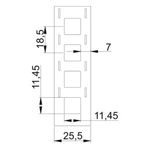 Tira de Acero Niquelado de 0.15x18.5mm de Ancho y 25.5mm de Boca para Conexión de Baterías, Diseñada para Tiras de Níquel 18650 - Product Image 2