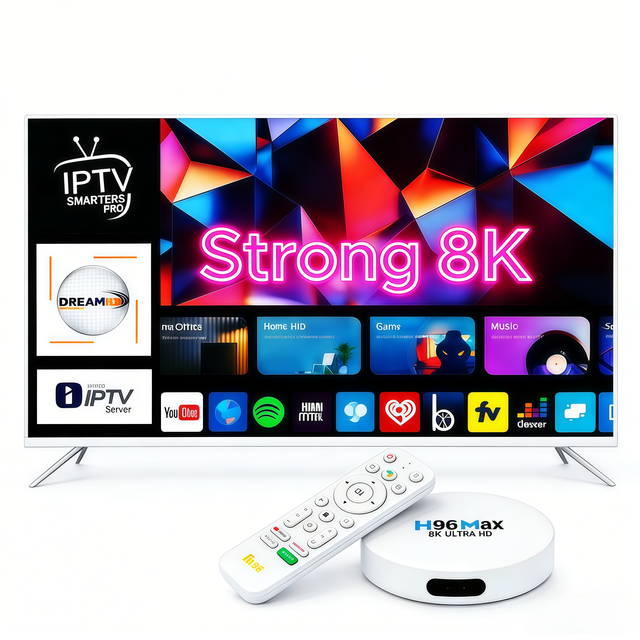 MAX RESELLER-8K Streaming for IPTV STB Smarter OTT Internet Strong-AI Super Box Best Panel Android 12 Pro Set-top Android TV Box