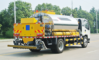 Camion de distribution d'asphalte d'occasion de 4 m de large, pulvérisateur de bitume, voiture à vendre