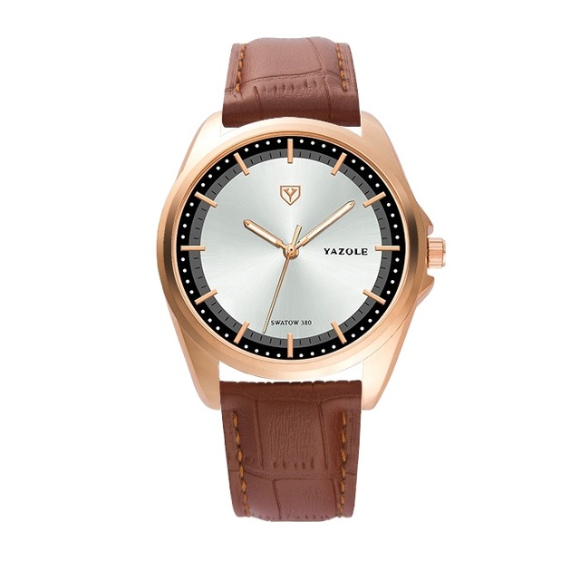 Luxury Yazole 380 Brand Luminous Quartz Watch Ladies and Women Waterproof Watch Stainless Steel Clock Dress Watch