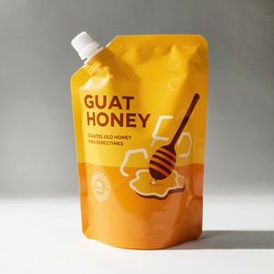 Sachets de beurre d'arachide personnalisés purée de fruits confiture sac presser <span class=keywords><strong>sauce</strong></span> soja chili recharge de pâte de tomate bec verseur emballage de beurre d'arachide - Product Image 4