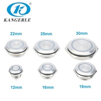 Interrupteur à bouton-poussoir étanche Chinakel 16 mm 1NO IP67 Knx