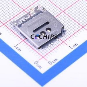 788000001 SIM Card Connector SMD Connector Flip Cover Type Micro SIM Card Card Holder 1.5mm - Product Image 1