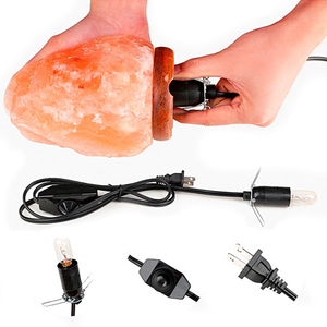 Lámpara de Sal Rosa Portátil USB de 1 kg, Sal Natural para Viajes, Bienestar y Iones Negativos, con Certificación CE y Fuente de Alimentación LED - Product Image 6