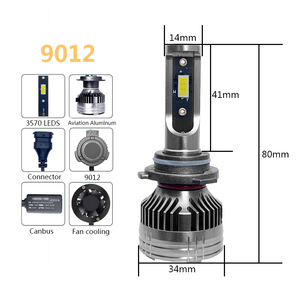 Canbus-sistema de iluminación para coche, faro Led amarillo, impermeable, blanco, H1, H3, H7, H11, para motocicleta - Product Image 4