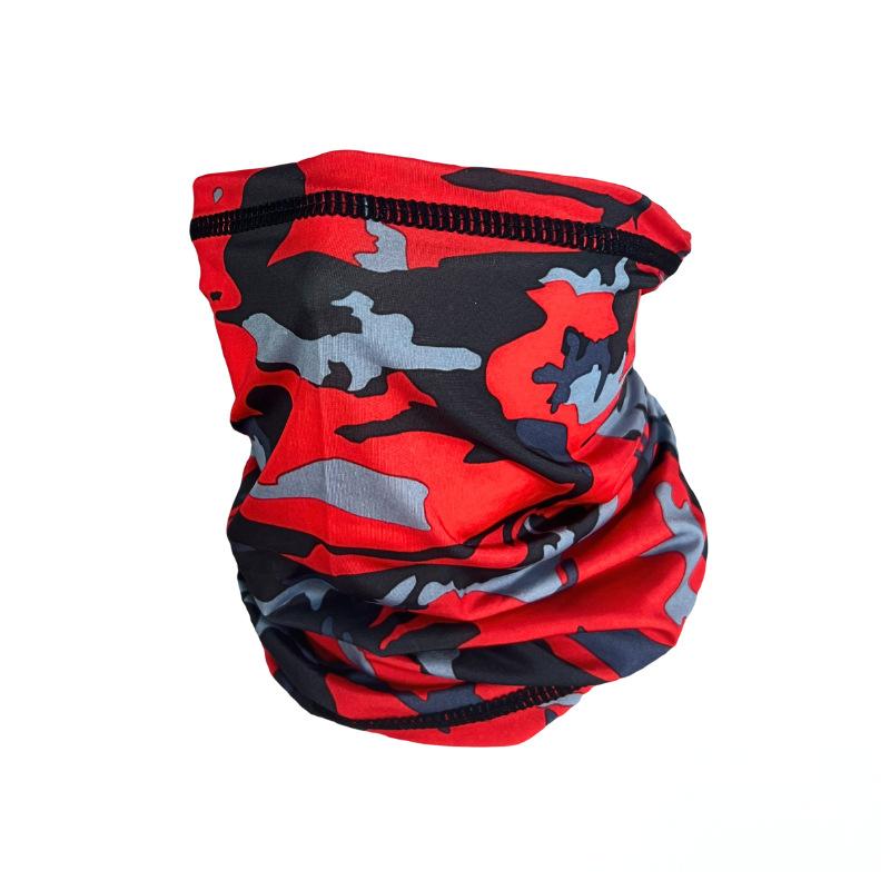 Camouflage rouge noir