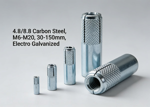 Cheville d'ancrage en bé<span class=keywords><strong>ton</strong></span> Grade 4.8/8.8 en acier au carbone zingué M6-M20 pour assemblage structurel – Prix direct usine, service OEM - Product Image 6