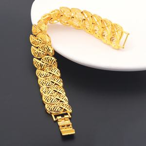 JXX JSL-Z44 Luxury Designs Gold Bangle <b>Bracelet</b> Jewelry 24K Gold Plated <b>Bracelet</b> Gold <b>Bracelet</b> Men - Product Image 1