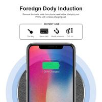 Chargeur sans fil magnétique de bureau en alliage de zinc avec port Type-C, charge rapide 15W, protection contre les surcharges pour iPhone 12-17/S22/S23/S25