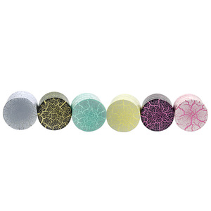 Nouveau Grinder à herbes en métal de 50 mm, motif craquelé multicolore effet fumée brisée, accessoire pour fumer - Product Image 2