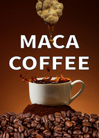 Polvo Instantáneo de Ginseng y Maca para Energía Masculina, Café Energético para Hombres