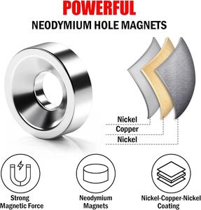 แม่เหล็กเฟอร์ไรต์เซรามิกสำหรับกระถางต้นไม้แม่เหล็กขนาดเส้นผ่านศูนย์กลาง16มม.-42มม. แม่เหล็ก - Product Image 6