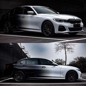 <span class=keywords><strong>Film</strong></span> de protection de voiture personnalisé en PVC sans bulles d'air, couleur noire changeante pour l'ensemble de la carrosserie, amovible, auto-adhésif - Product Image 2