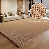 Tapis de salon en sisal motif ananas, anti-griffures pour chat, tapis de canapé et table basse, style Wabi-Sabi, tapis de chambre