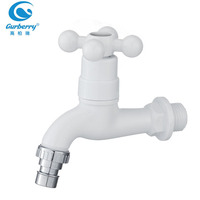 Robinet de cuisine blanc en ABS neuf, monocommande, monotrou, à poser sur comptoir