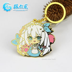 Portachiavi in Metallo Smaltato 3D Personalizzabile di Alta Qualità con Design Creativo <span class=keywords><strong>Anime</strong></span>, Prodotto in Cina - Product Image 5