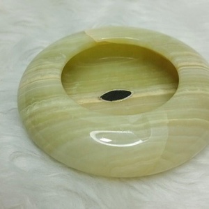 <span class=keywords><strong>Cendrier</strong></span> en pierre naturelle ronde, en marbre, Onyx, pour la fumage, vente en gros, diy - Product Image 4