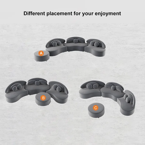 Muebles Q & N, sofás grandes de terciopelo de lujo, muebles de sala de estar, sofá gris oscuro para <span class=keywords><strong>Bebe</strong></span> En Gros, sofá para Villa - Product Image 5