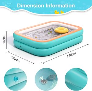 Haute qualité Air Foam Pit PVC Fitness Floor Gonflable Landing Pit Mobile Pit Gymnastique Formation Protection pour Gym Air Track - Product Image 2