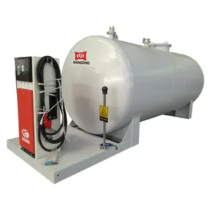 Mobile containerized fuel dispenser for petrol station