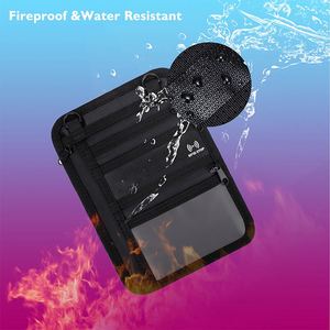 CUSTOM Custom Logo Fireproof Card Holder for Passport Stylish Fashionable <b>Bag</b> - Product Image 2