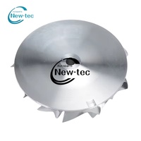 Nouvelle roue de compresseur de turbocompresseur forgée G35-990 62x76mm 9+0 inversée usinée CNC 5 axes pour remplacement/réparation