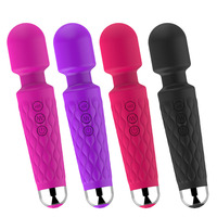 Nuevo Vibrador Av Wand Japonés 2026, 20 Frecuencias, 8 Velocidades, Vibrador con Micrófono Mágico, Juguetes Sexuales para Mujeres