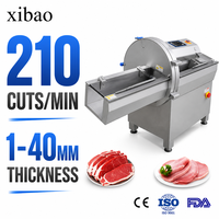 Machine à découper la viande automatique commerciale, hachoir à viande en acier inoxydable, équipement de transformation de la viande pour les usines alimentaires