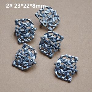 Cierre de Plata Shanxi para Collar, Hebillas con Formas Mixtas y Patrones Auspiciosos para la Fabricación de Joyería y Accesorios - Product Image 3
