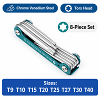 Clés Allen pliantes en acier au chrome-vanadium, multifonctions, métriques, pour l'entretien des vélos et des machines